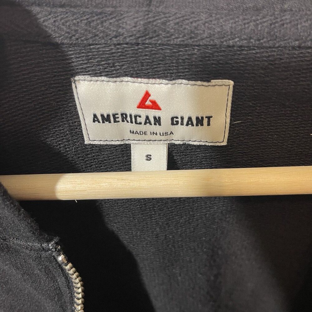 American Giant Women's AGPC Women's Lightweight Cotton Half Zip Hoodie S - Picture 6 of 9